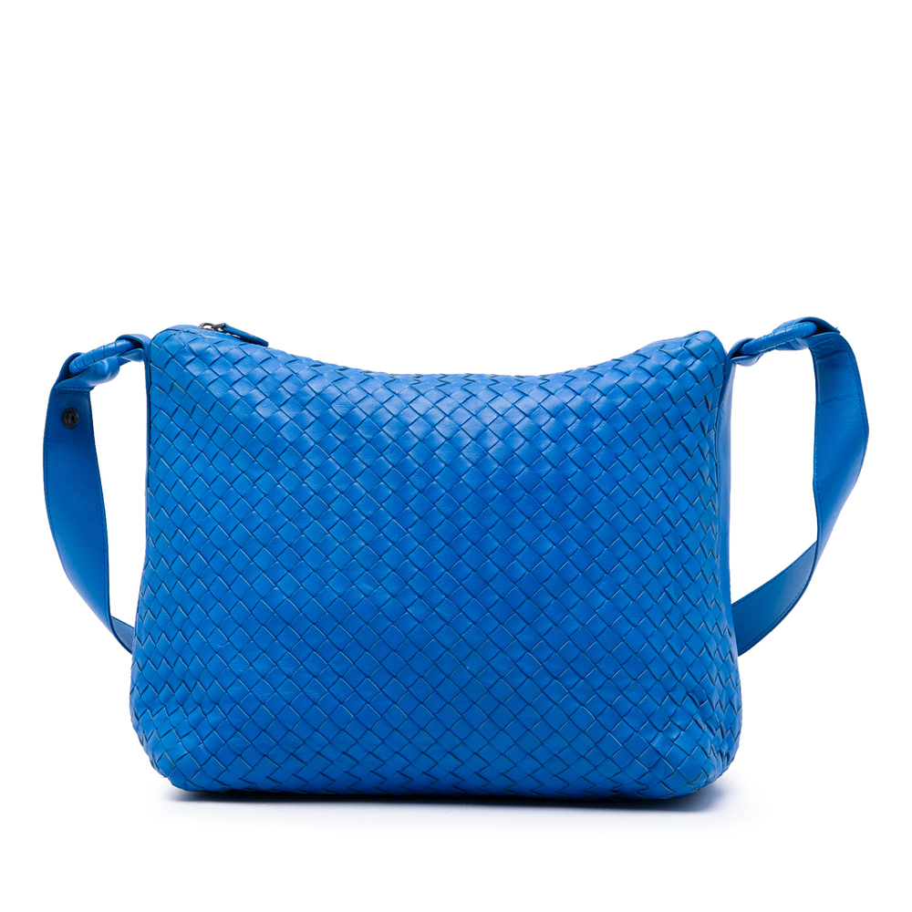 Pre-Loved Bottega Veneta Nappa Intrecciato Shoulder Bag